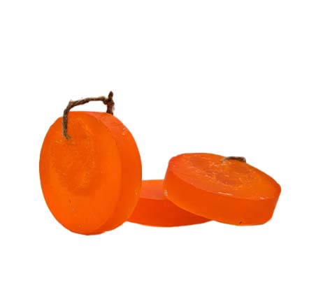 Handgemachte Seife mit Luffa „Mango“